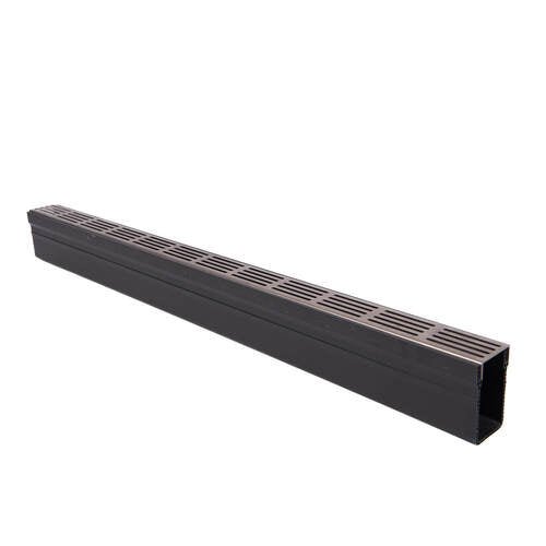 Rynix Threshold Drainage Channel 1m Length - Stainless Steel Grating - Rynix