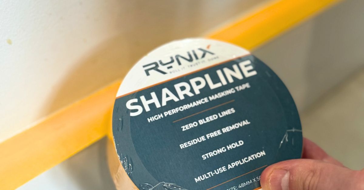Guide to Masking Tape - How to Get Crisp Paint Lines Every Time - Rynix