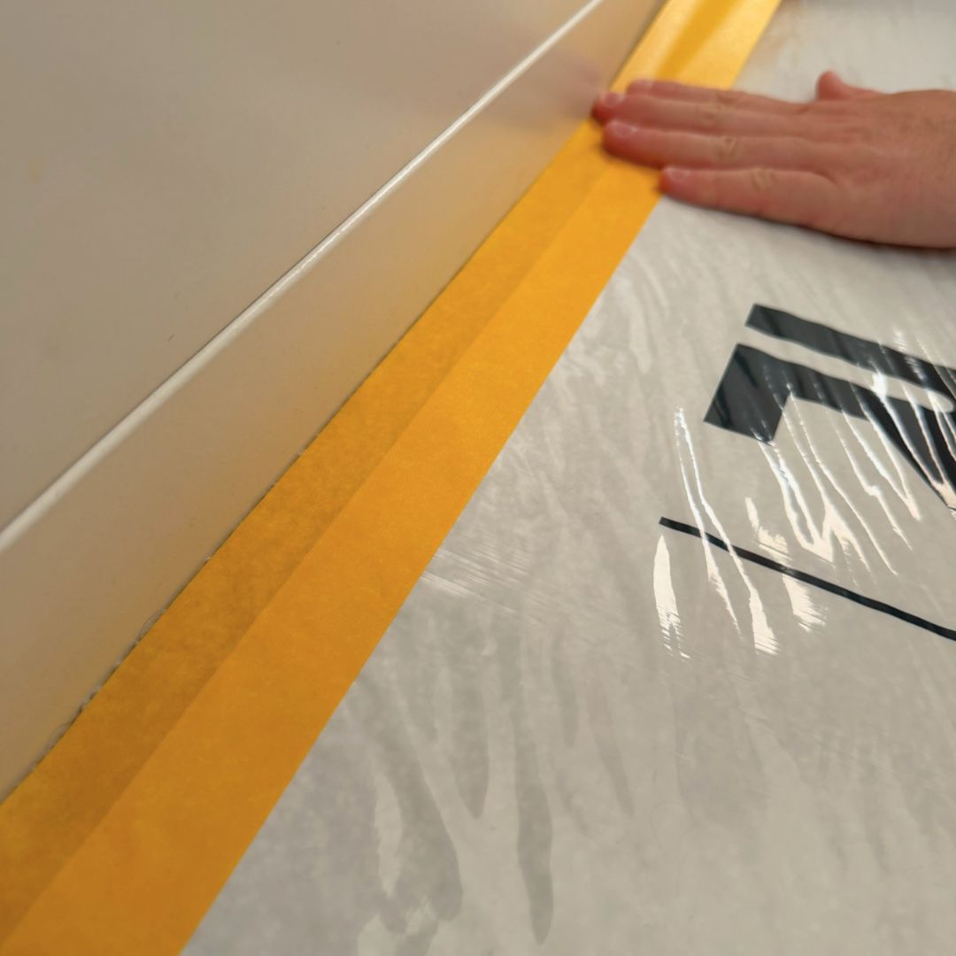 Rynix RollGuard Carpet Protector & SharpLine Masking Tape Bundle - Rynix