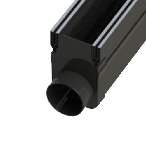 Rynix Threshold Drainage Channel End Cap Outlet 50mm - Rynix