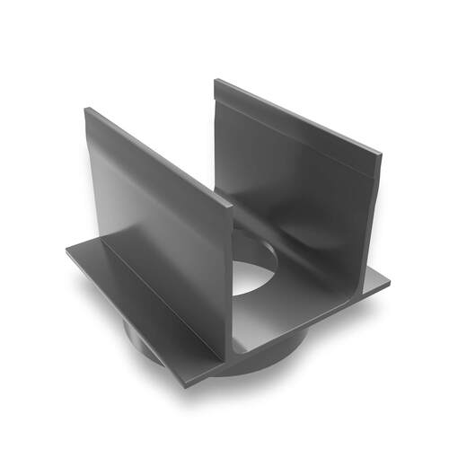 Rynix Threshold Drainage Channel Vertical Outlet Connector 80mm - Rynix